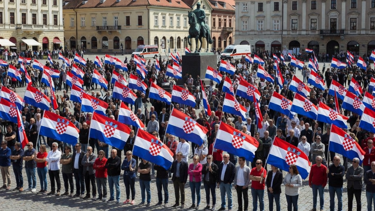 miran hrvatski prosvjed Lika