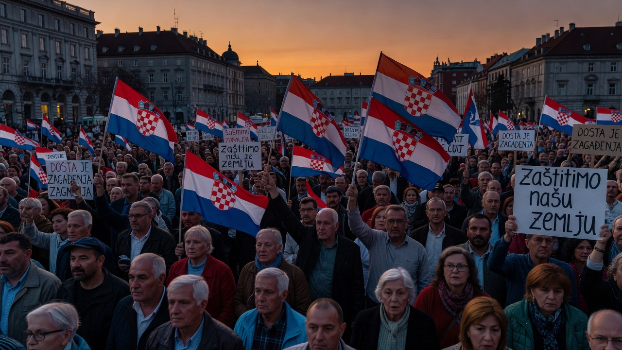 prosvjed Lika Zagreb narodni bunt