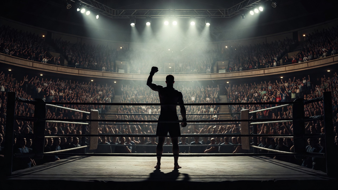 MMA fighter Arena Pula knockout crowd