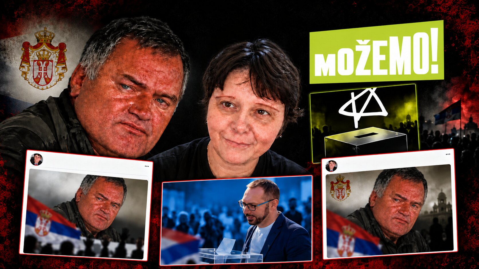 Naslovna grafika uz vijest o kaznenoj prijavi i Mirjani Malbaši