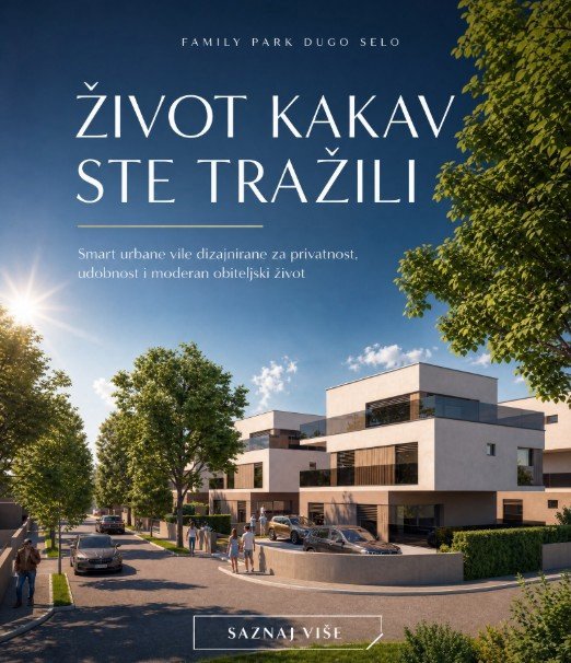 Vizualizacija vile u naselju