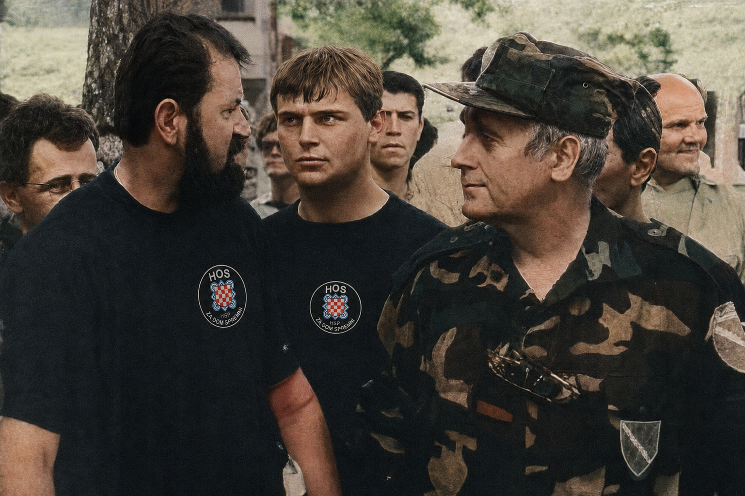 Blaž Kraljević s pripadnicima Armije BiH