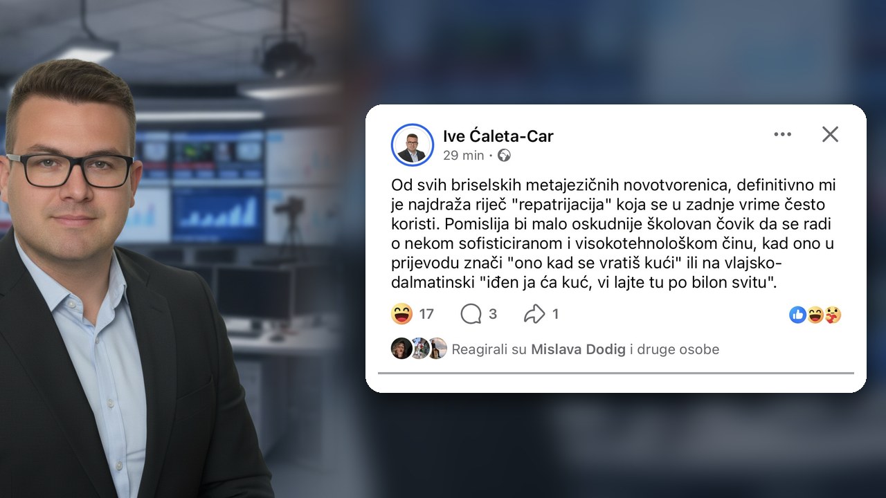 Ive Ćaleta-Car raspametio mrežu: jednom rečenicom raskrinkao briselsku "repatrijaciju"