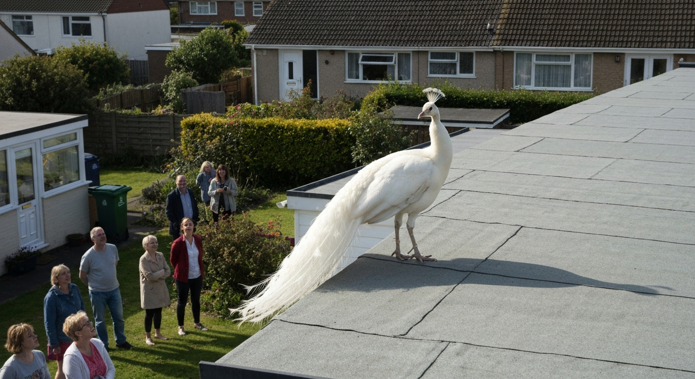Danima je letjela iznad okruga: konačno uhvaćena bijela paunica