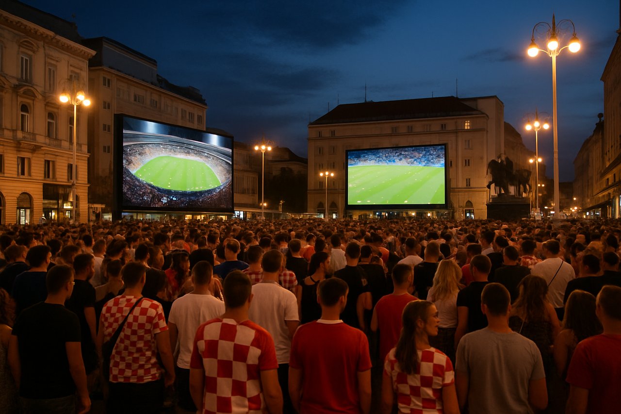 Zagreb otvorio veliku navijačku zonu za Svjetsko prvenstvo 2026