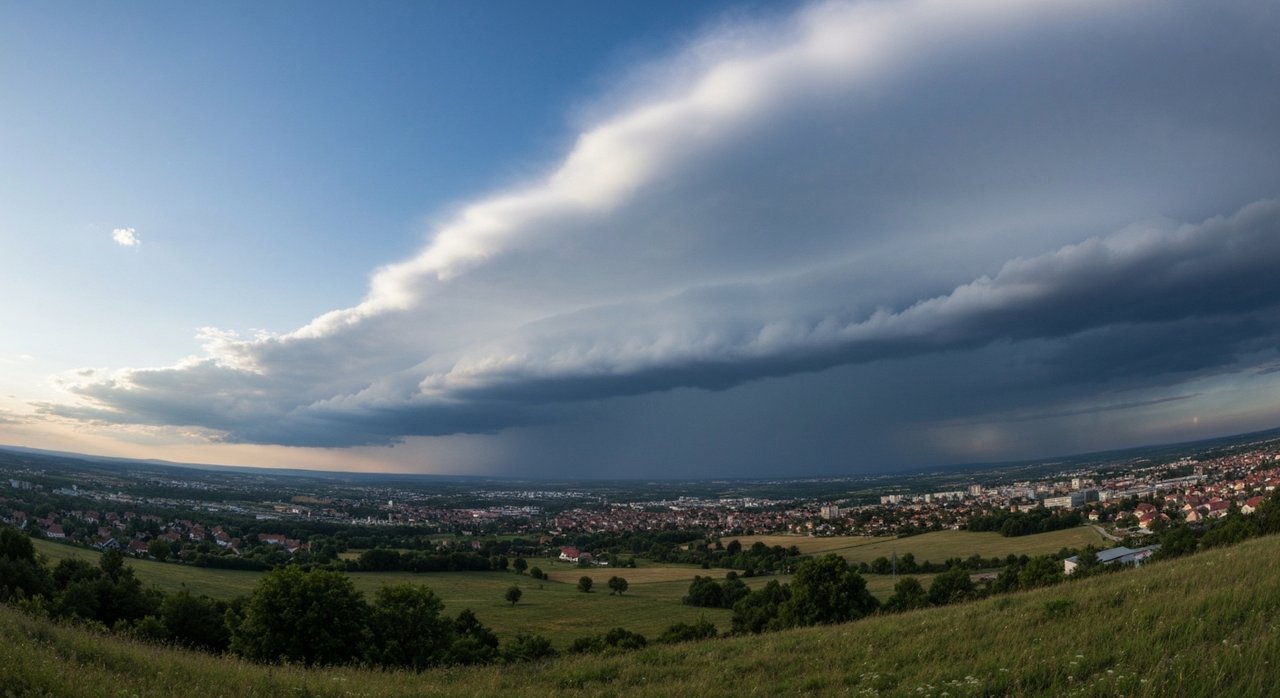 Video: Timelapse dolaska nevremena iz Mađarske prema Podravini