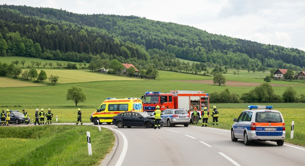 Tri ozlijeđene osobe u sudaru kod Vojnića, prekinut promet na D6
