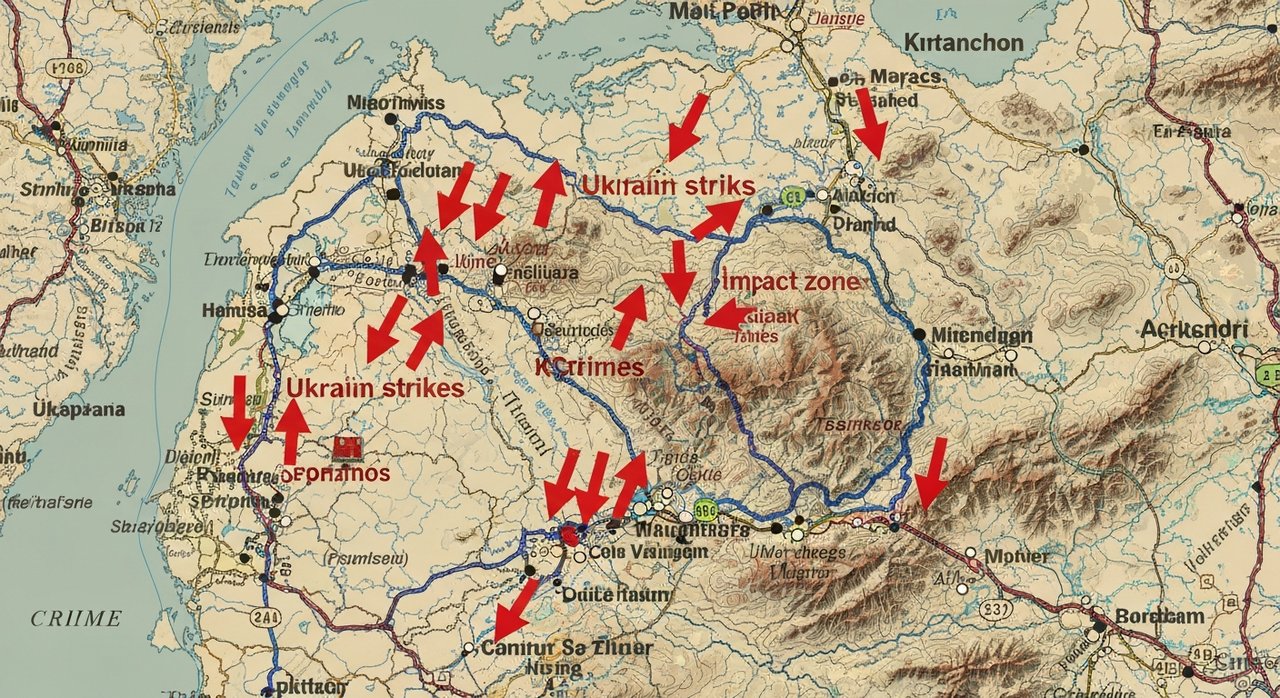 Ukrajina: Napadi na Krim prisiljavaju ruske trupe na pješačenje 30 km do bojišta