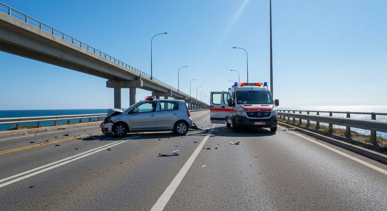 Više ozlijeđenih u sudaru auta i sanitetskog kombija kod Šibenika