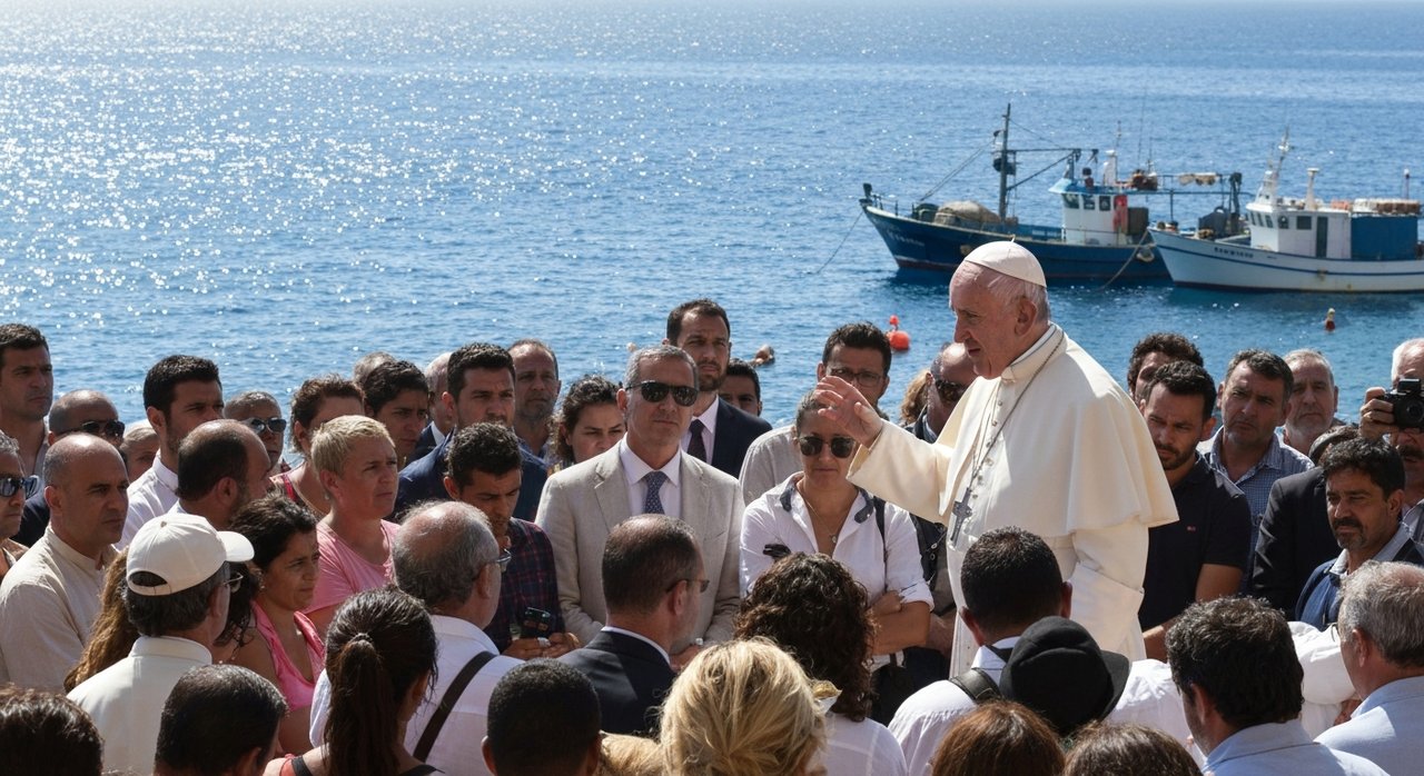 Papa Lav s Lampeduse uputio snažan apel Europi i SAD-u za pomoć migrantima