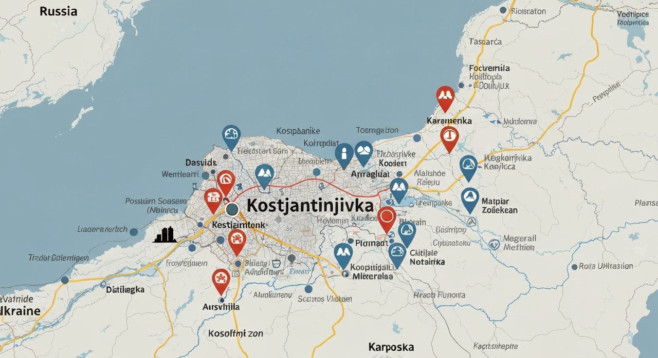 Ukrajina opovrgava ruske tvrdnje o zauzimanju Kostjantinjivke