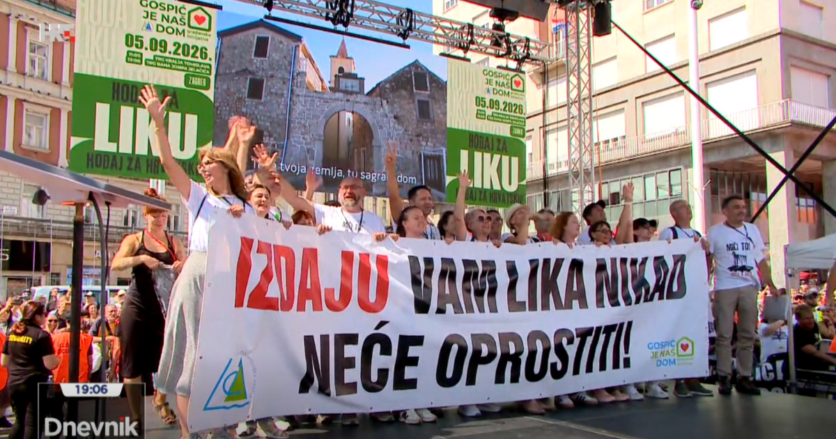 HND: HTV o Hodu za Liku bez prosvjednika. Informacija zamijenjena spinom