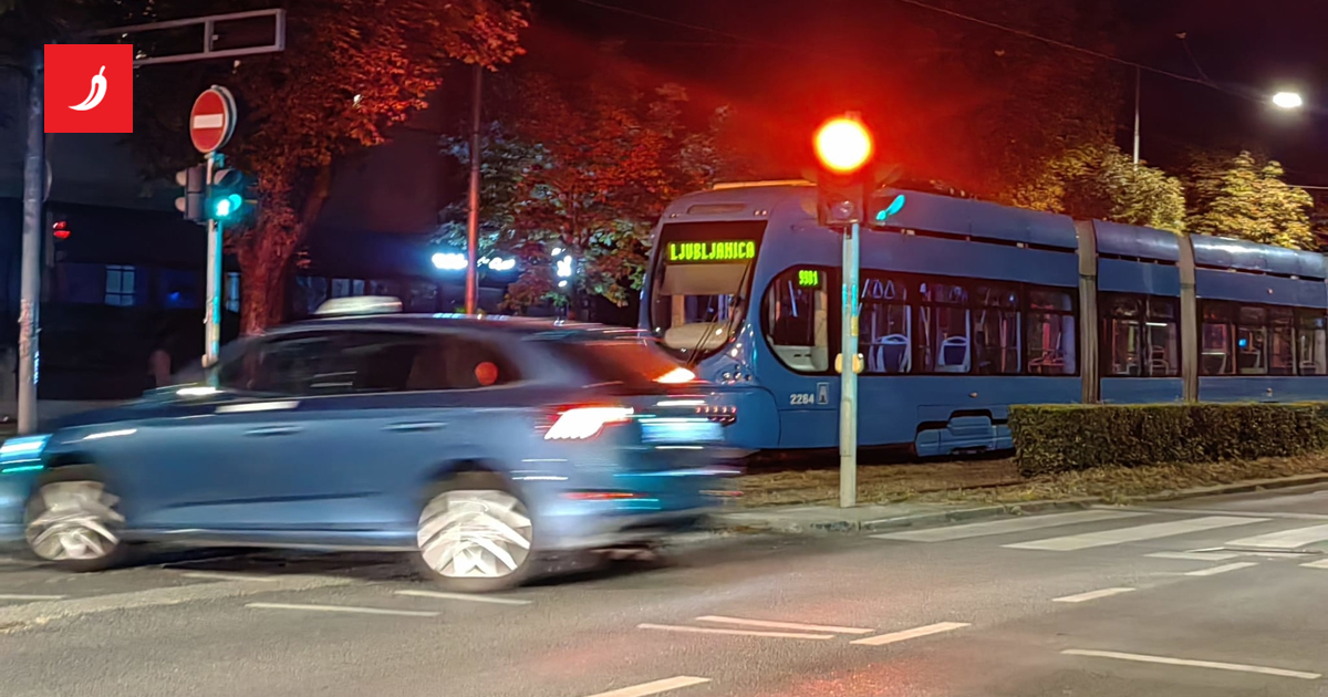 Istok Zagreba u mraku ~2h: Dupč, Dubrava, Maksimir, Sesvete. Tramvaji stali na Kvatriću