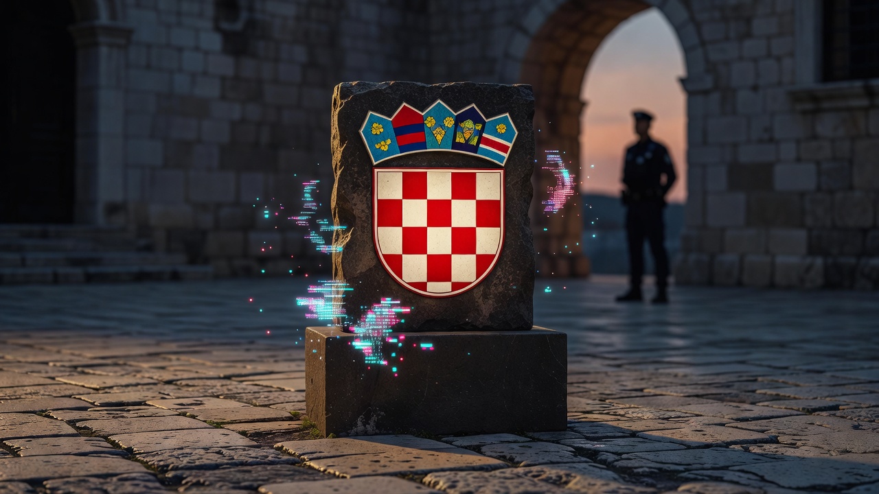 AI ilustracija: hrvatski grb kao državni simbol