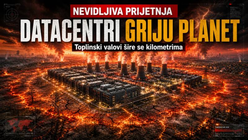 AI DATA CENTRI TIHO ZAGRIJAVAJU OKOLIŠ: Nova studija otkriva šokantne temperature!