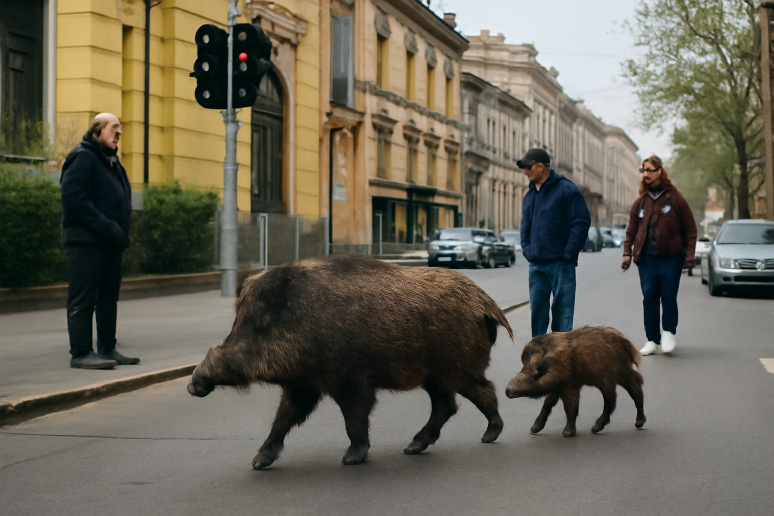 Divlje svinje uživaju u Senfovom Zagrebu