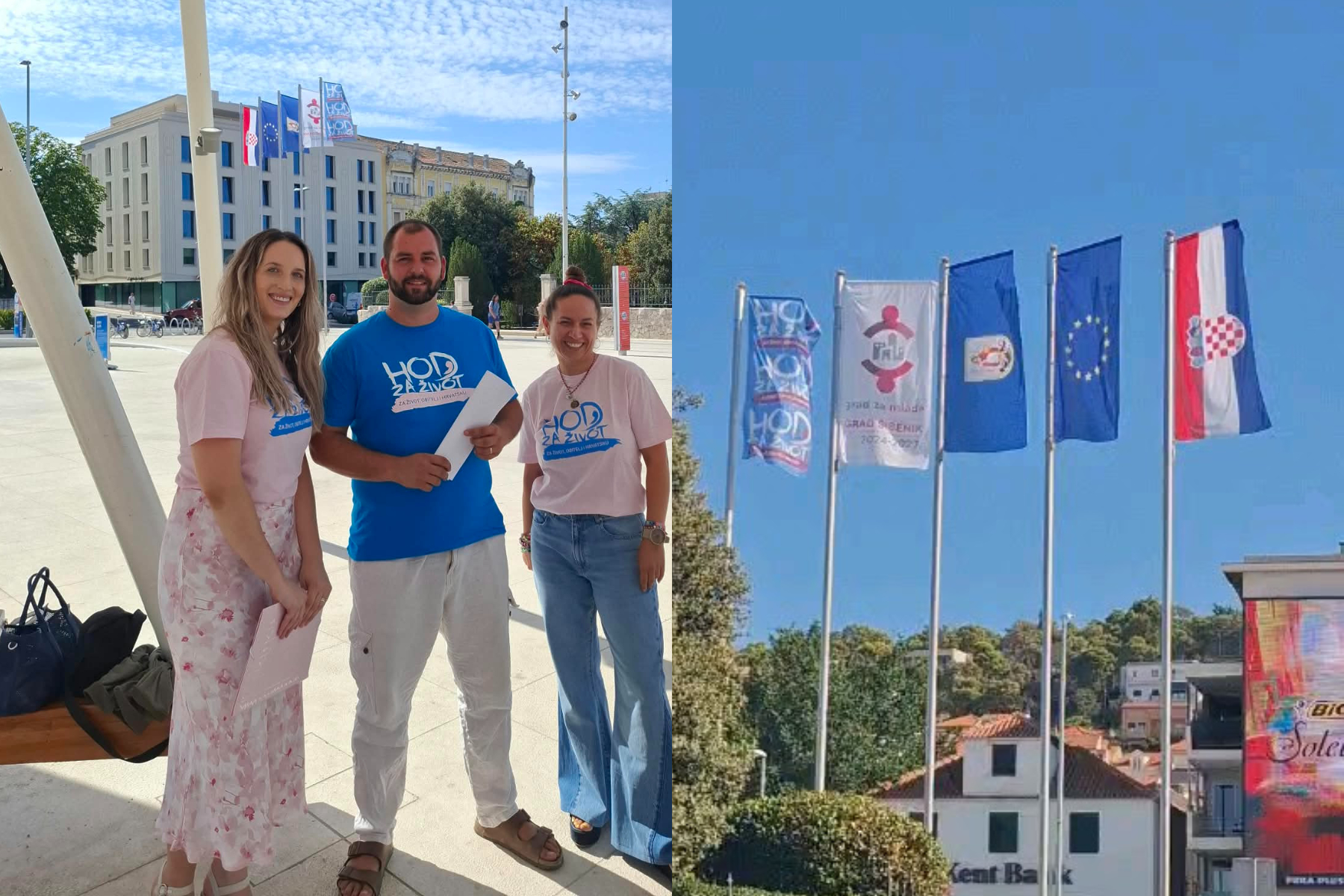 HOD ZA ŽIVOT U ŠIBENIKU: „Prvi korak je zakon“ — kultura života vs Možemo! kultura smrti