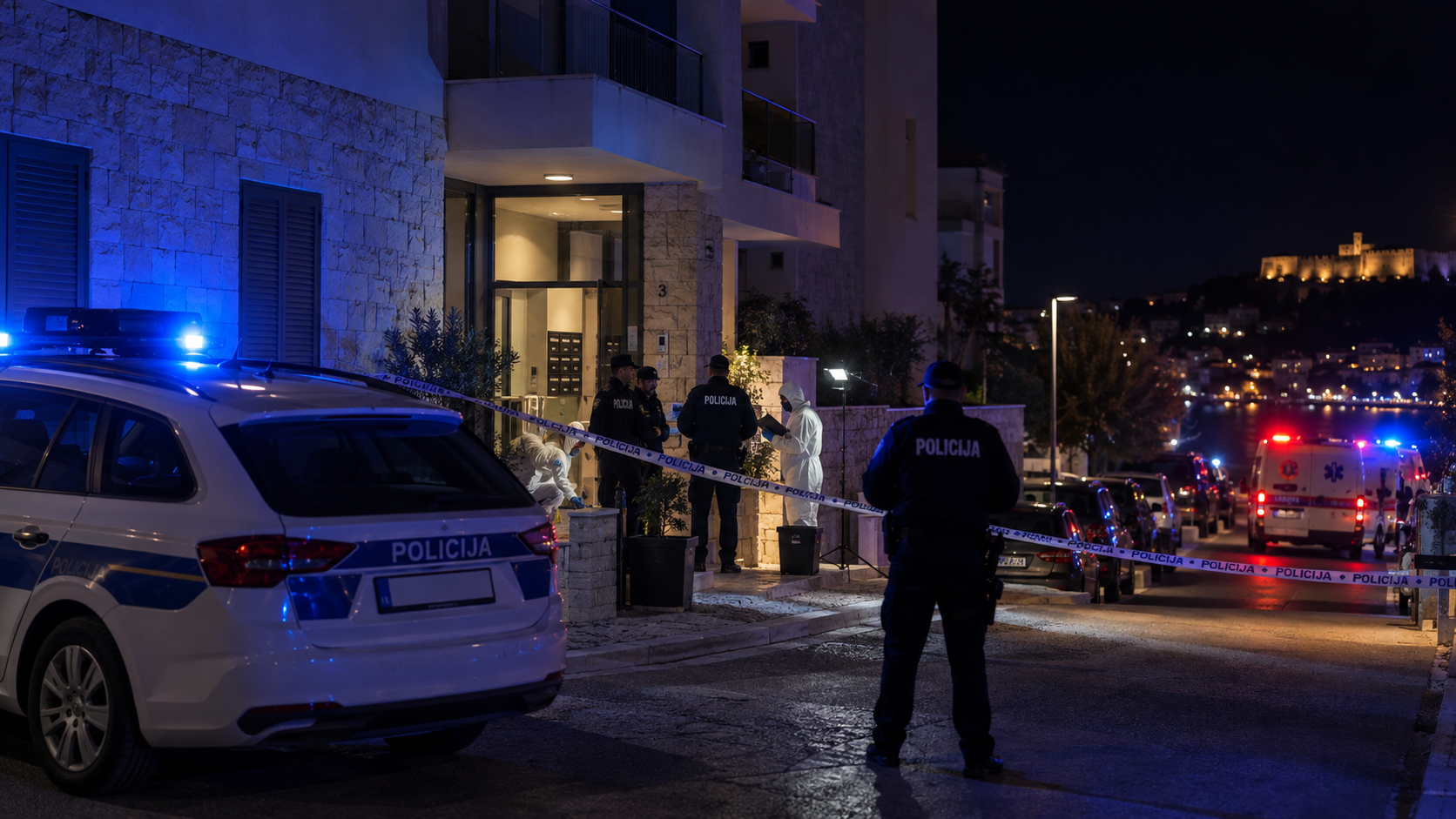 HOROR U ŠIBENIKU: Mladić (28) ubijen u apartmanu, djevojka (22) se bori za život