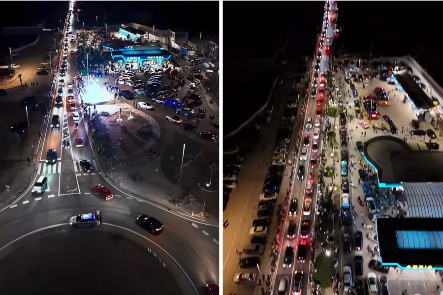 Krk i Rijeka: ilegalni car meet — 260 prometnih prekršaja, Škurinje u kaosu, most satima stajao