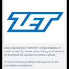 Odgođeni radovi na križanju Savske i Vukovarske zbog "organizacijskih i tehničkih razloga"