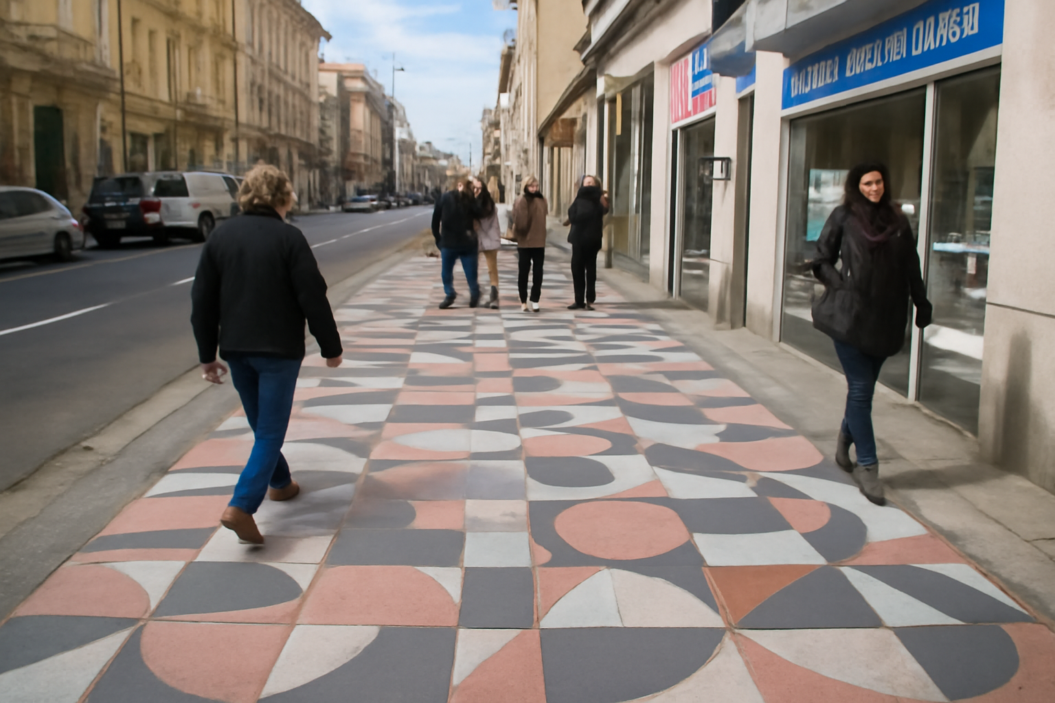 Pločnik u zagrebačkoj ulici dobio nove motive