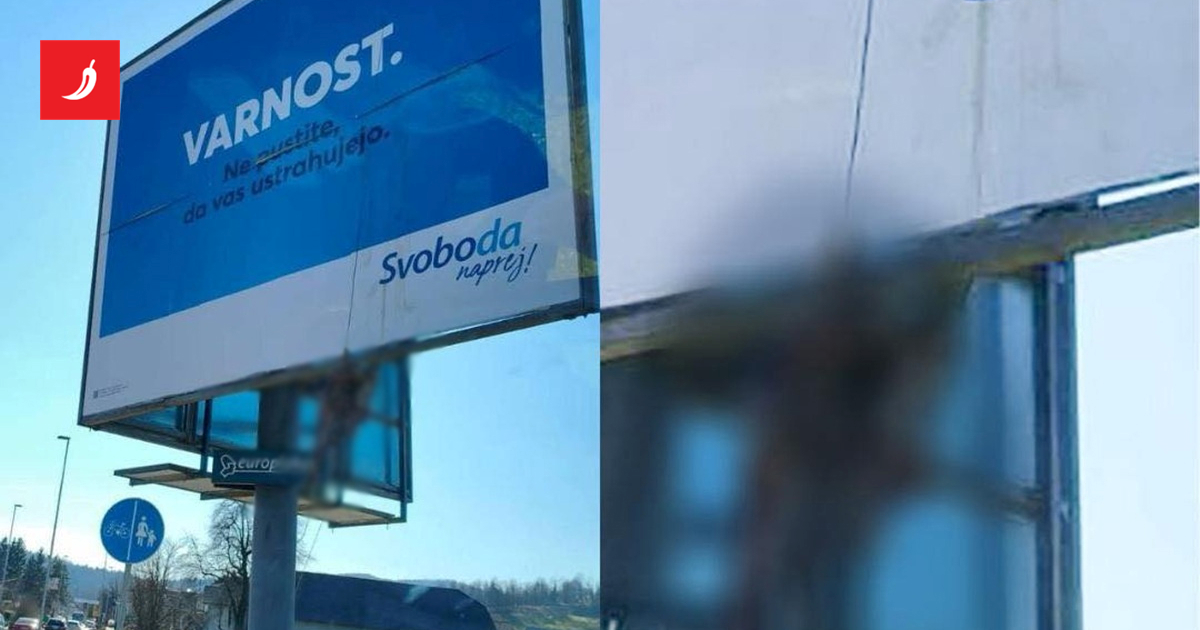 SLOVENIJA: MRTVOG PSA OBJESILI NA PLAKAT! Tko mrzi životinje?