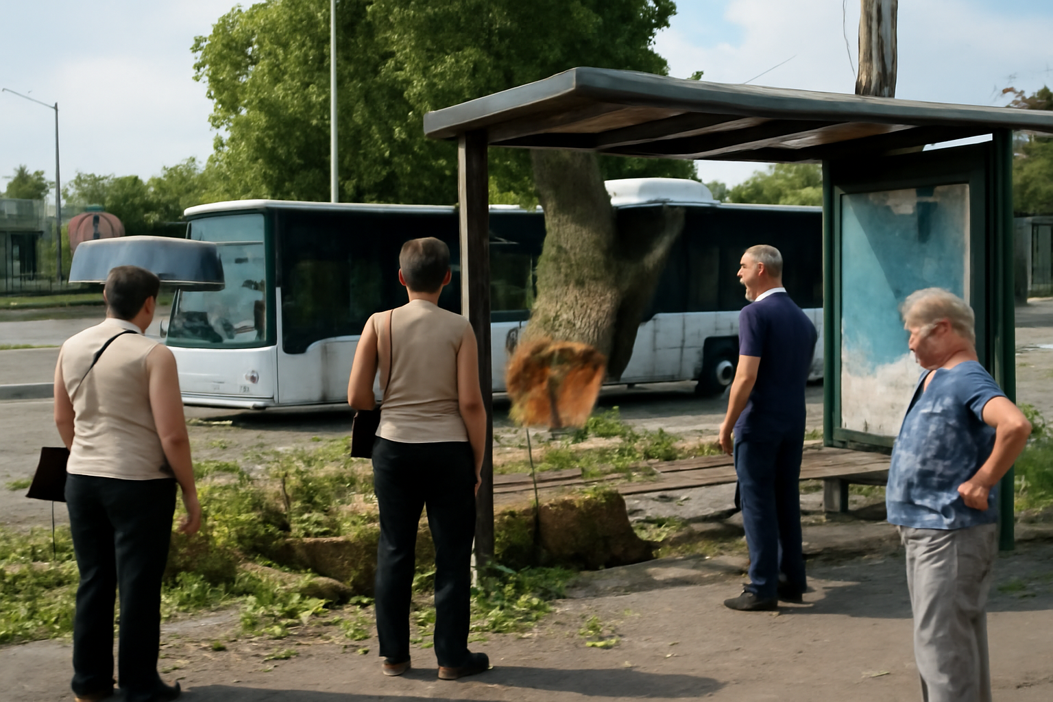 Stablo godinama pružalo hlad na autobusnoj stanici u Sesvetama, a sada je srušeno: 'Zasmetalo je reklamnom panou?'