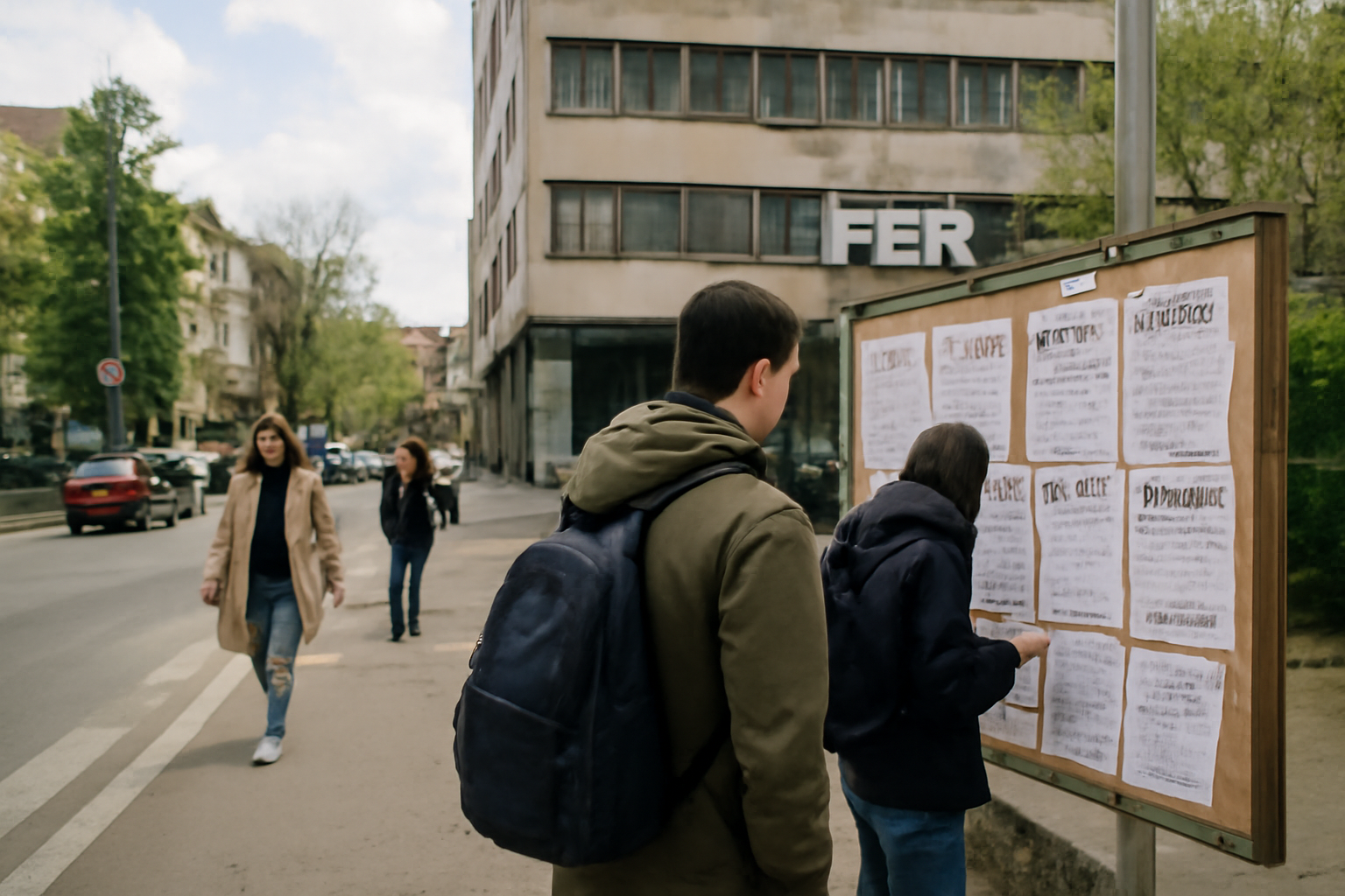 Studente u potrazi za smještajem u blizini FEB-a