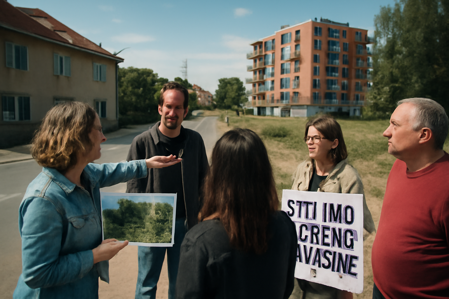 U Sesvetama zovu ljude da im pošalju gdje je bilo zelenilo, a sad je zgrada