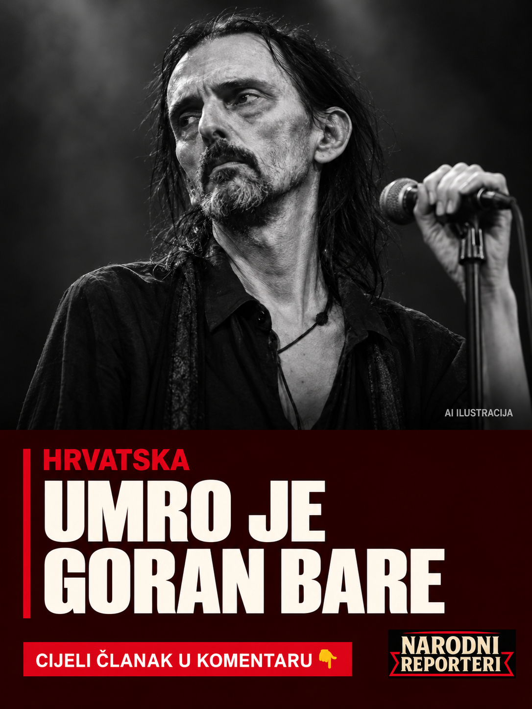 UMRO JE GORAN BARE: Odlazak velikana hrvatskog rocka