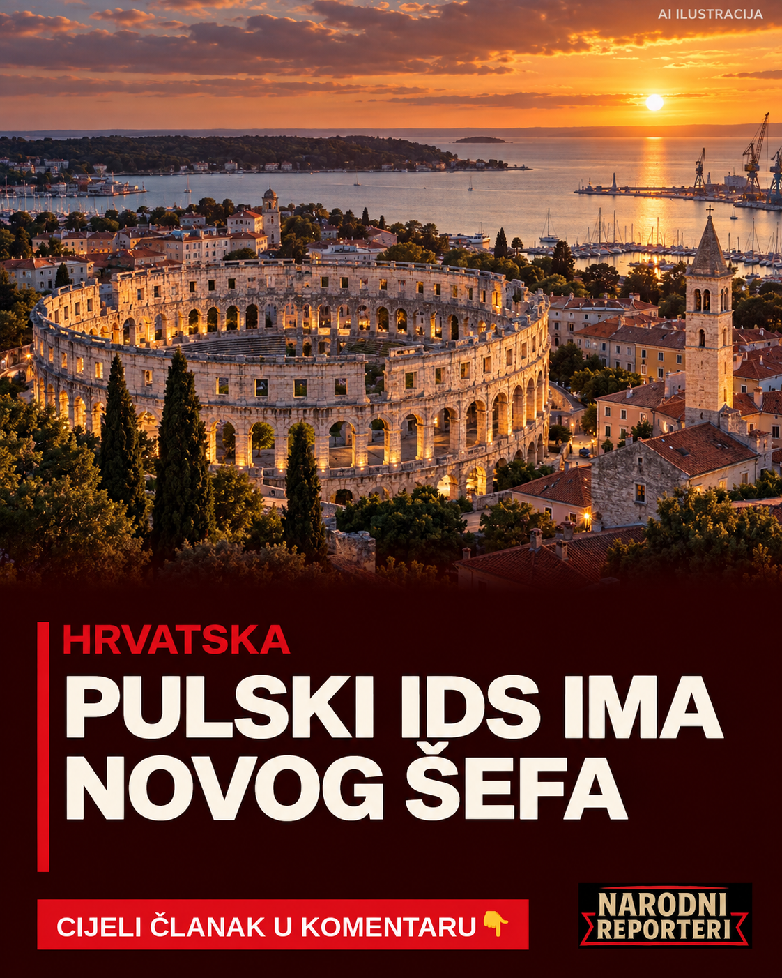 PROMJENA NA ČELU PULSKOG IDS-a: Luka Pavlović preuzeo vodstvo podružnice