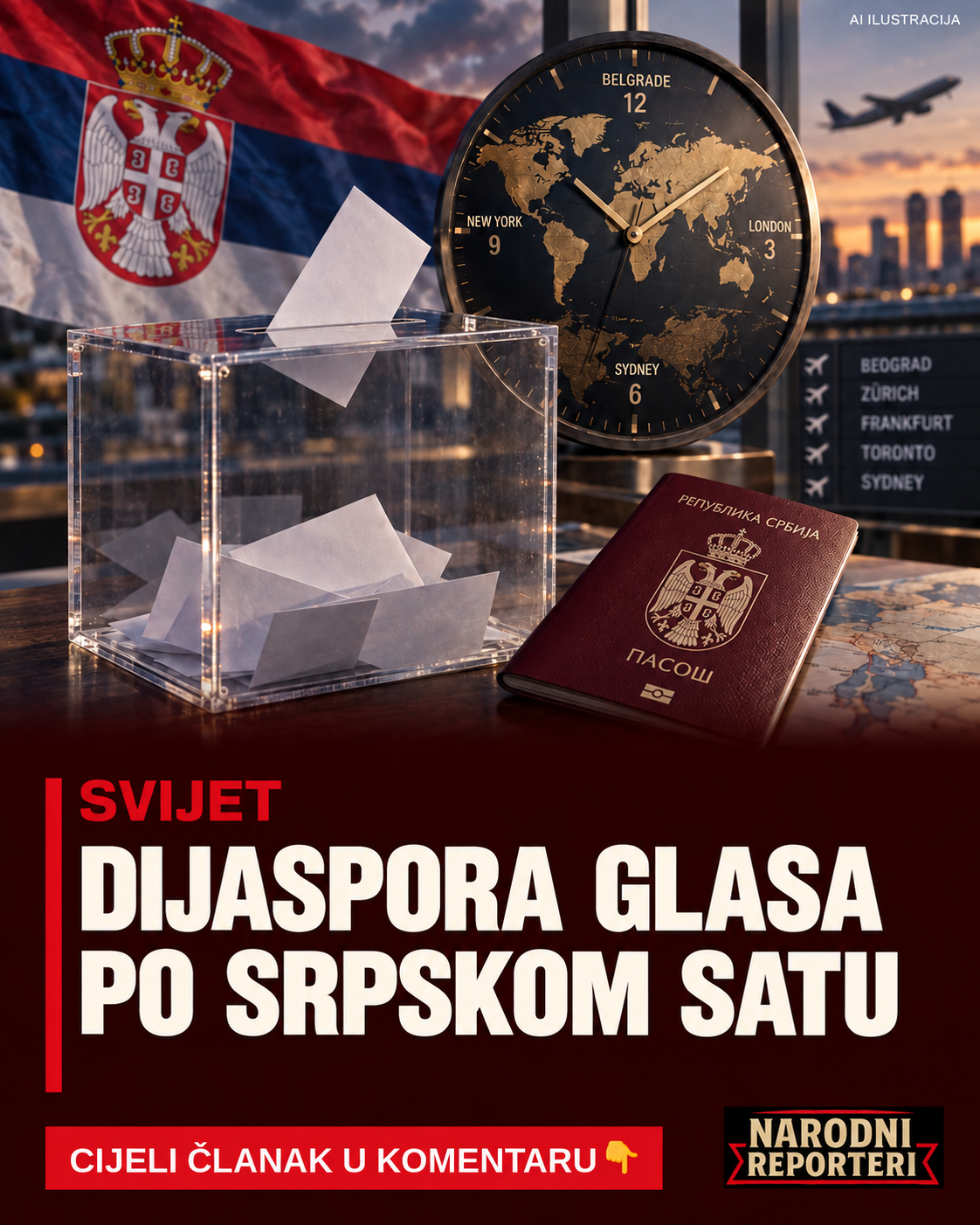 GLASANJE DIJASPORE PO SATU U SRBIJI: Kritičari upozoravaju na otežan izlazak na izbore