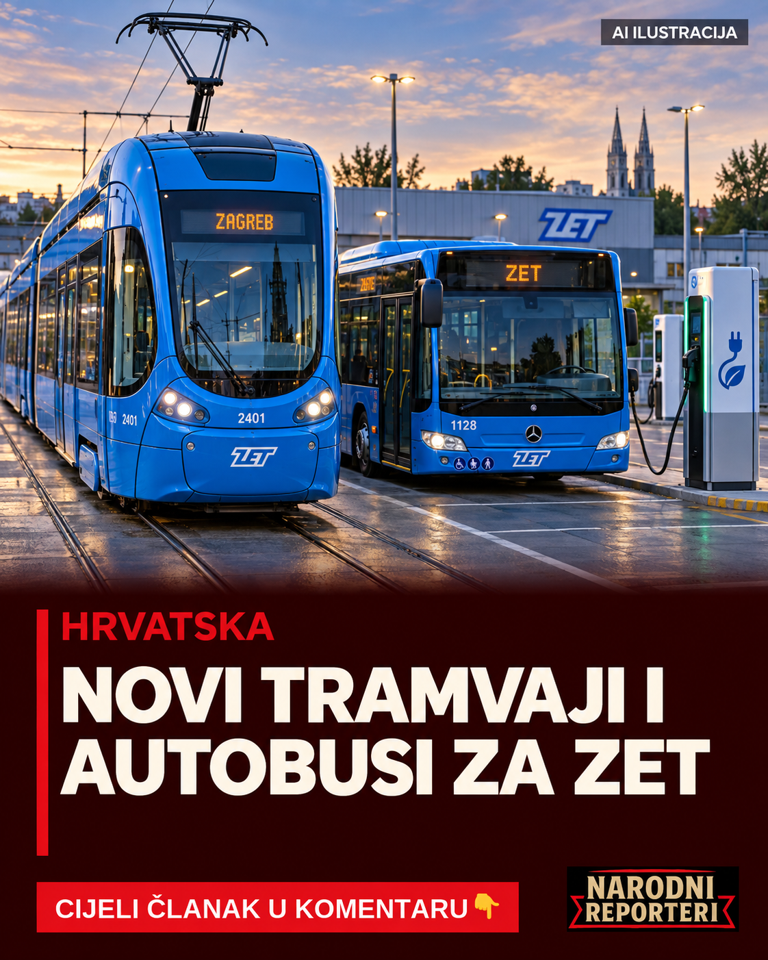 ZAGREB NAJAVLJUJE JOŠ 164 MILIJUNA EURA ZA ZET: Novi tramvaji, autobusi i plaćanje karticama