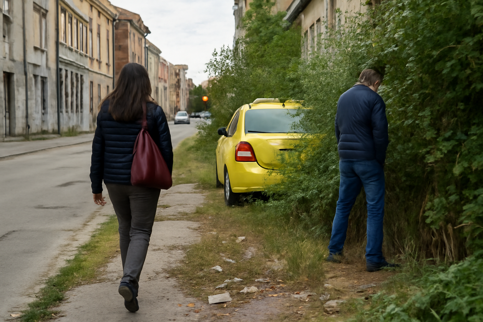 Zapuštena Koturaška ulica u Zagrebu: Pješaci se bore s šikarom, taksisti uriniraju u grmlju