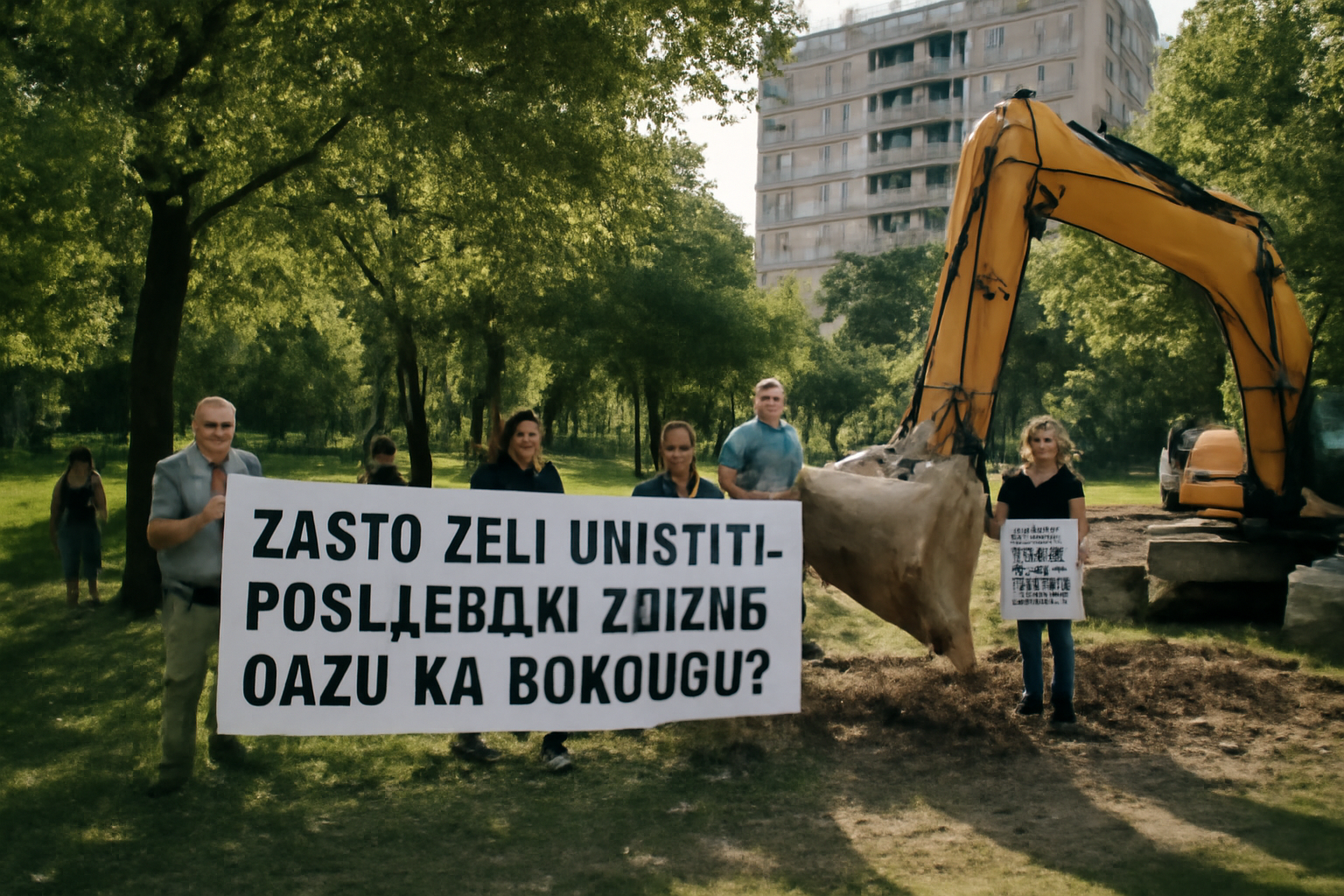 Zašto želi uništiti posljednju zelenu oazu na Borovju?